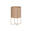 Woood Arda plantenpot Metaal toffee roze