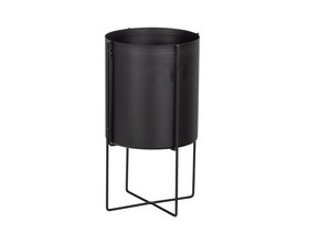 Arda plantenpot Metaal zwart 40cm