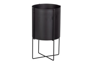 Arda plantenpot Metaal zwart 40cm