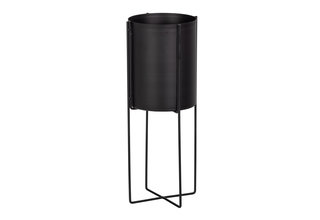 Arda plantenpot Metaal zwart 48cm