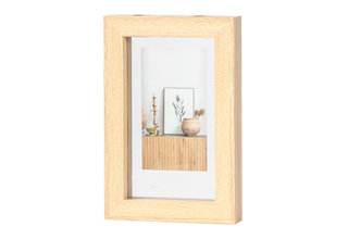 Blake fotolijst met houten rand naturel 30x20