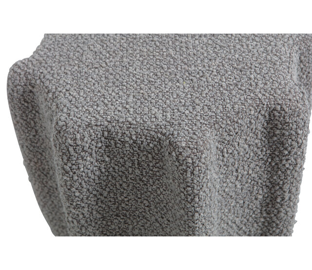 Soft star poef lichtgrijs