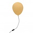 KidsDepot Barba wandlamp ballon - goud
