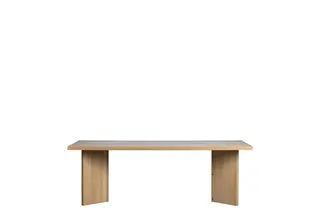 Angle eettafel eikenhout