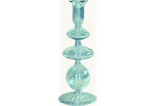 Kandelaar glas - lichtgroen