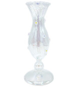 Ravie vaasje parelmoer met bloemetjes