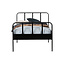 Woood Mees bed - Metaal Zwart