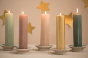 Adventskaars goud Adventskaars goud