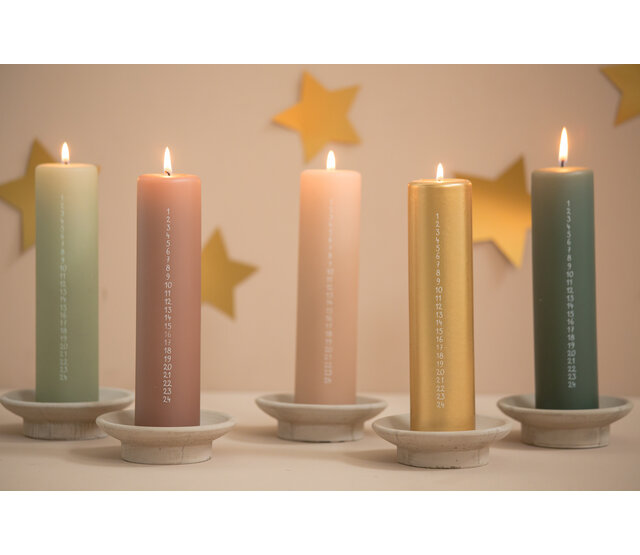 Adventskaars goud Adventskaars goud