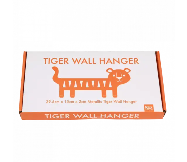 Wandkapstok Tijger metaal