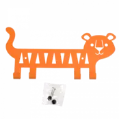 Wandkapstok Tijger metaal