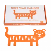 Wandkapstok Tijger metaal