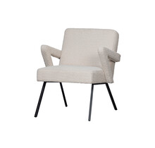 Fauteuil bouclé Clark - naturel