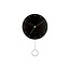 Present Time Wandklok Karlson studs Pendulum - zwart