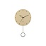 Karlsson Wandklok karlsson studs Pendulum - zand bruin