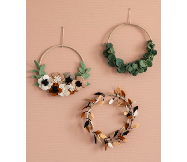 Krans vilten bladeren