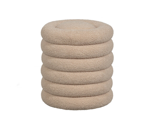 Poef Carly - zand Poef Carly - zand