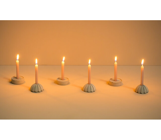 Kandelaar grijs (klein) Kandelaar grijs (klein)