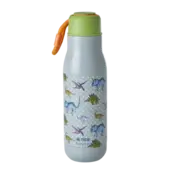 Drinkfles Dino dusty blue