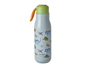 Drinkfles Dino dusty blue