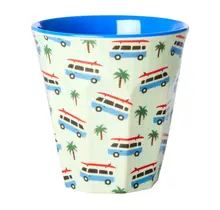 Beker Cars  blauw (middelgroot)