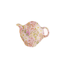 Melamine Theezakjeshouder roze daisy