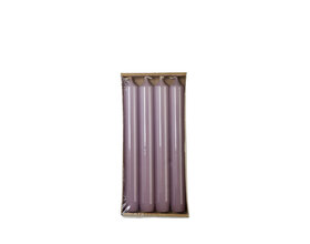 Hoogglans kaarsen mauve