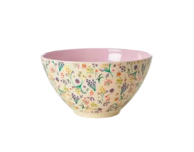 Saladeschaal- Zacht roze - Wild Flowers Print