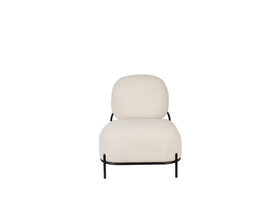 Fauteuil Polly teddy creme