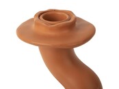 Kaarsenhouder Swirl Large - terra