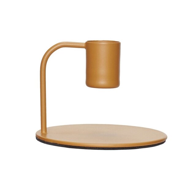 Kandelaar Curve oranje