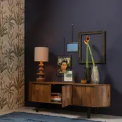 Handgevormde vaas Crown glas (smal) Handgevormde vaas Crown glas (smal)