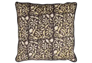 Kussen Blend met block print