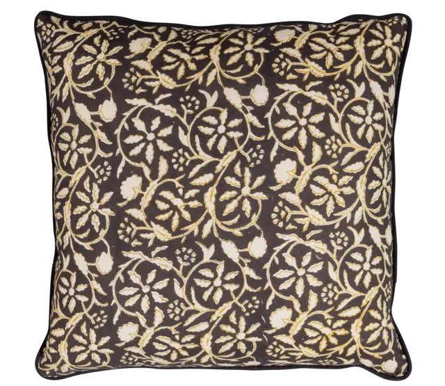 Kussen Blend met block print Kussen Blend met block print