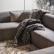 Kussen Blend met block print Kussen Blend met block print