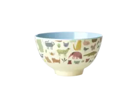 Klein Kom - Zacht blauw - Sweet Jungle Print