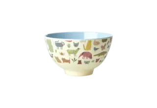 Klein Kom - Zacht blauw - Sweet Jungle Print