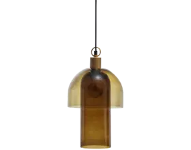 Hanglamp Gigi - dubbele kap glas