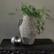 Vaas Tabia aluminium donkerbruin Vaas Tabia aluminium donkerbruin