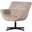 Woood Draaifauteuil Wibo taupe