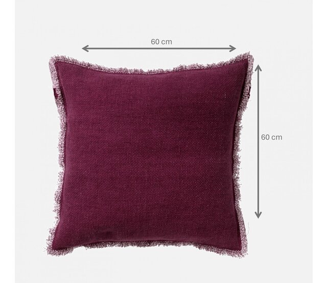 Kussenhoes  Burto  Red plum -aubergine Kussenhoes  Burto  Red plum -aubergine