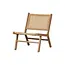 Woood Woood Puk Fauteuil Aluminium Naturel