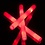 Foam sticks Led, rood (incl. milieubijdrage € 0,19 incl. BTW/stuk)