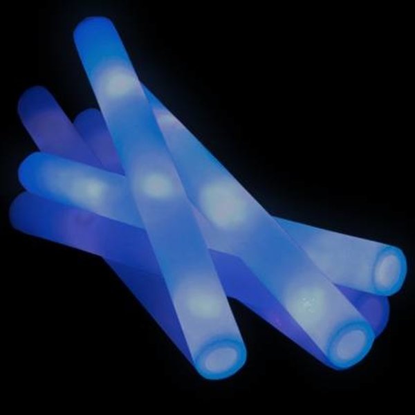 Foam sticks Led, blauw (incl. milieubijdrage € 0,19 incl. BTW/stuk)