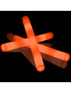  LED Foam sticks - oranje (incl. Bebat)