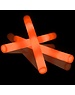  LED Foam sticks - oranje (incl. Bebat)