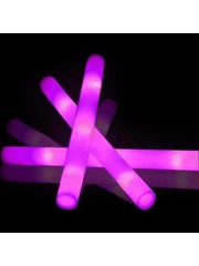  LED Foam sticks - paars/roze (incl. milieubijdrage € 0,19 incl. BTW/stuk)