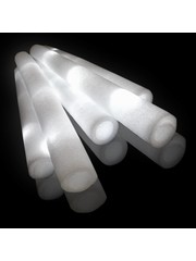 LED Foam sticks - wit (incl. milieubijdrage € 0,19 incl. BTW/stuk)