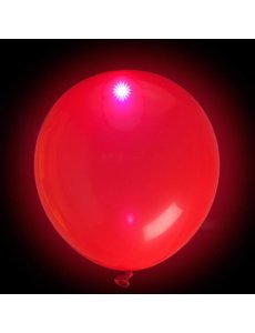  Ballon met LED - rood