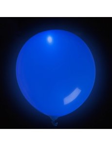  Ballon met LED - blauw